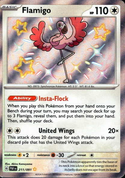 Flamigo - Paldean Fates (Shiny Rare) [PAF-211]