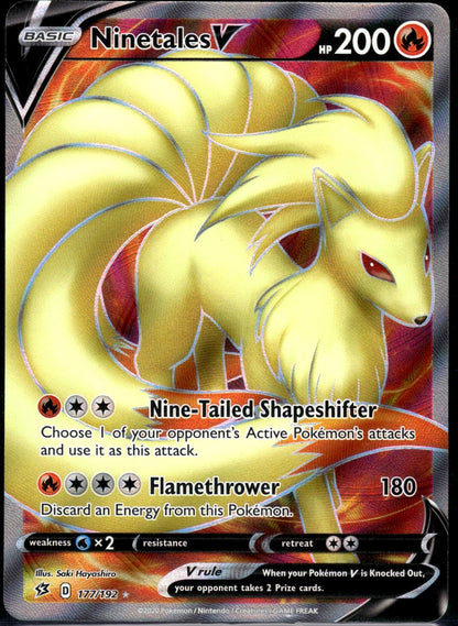Ninetales V - Rebel Clash (Ultra Rare) [RCL-177]