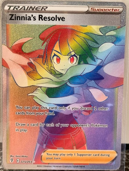 Zinnia's Resolve - Evolving Skies (Secret Rare) [EVS-225]