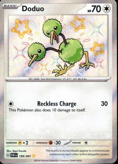 Doduo - Paldean Fates (Shiny Rare) [PAF-199]