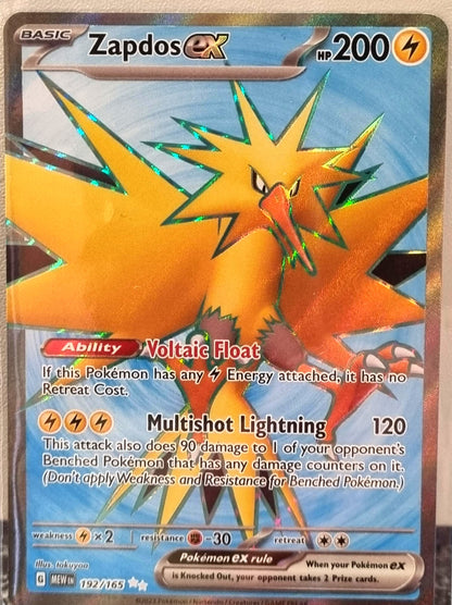 Zapdos ex - 151 (Ultra Rare) [MEW-192]
