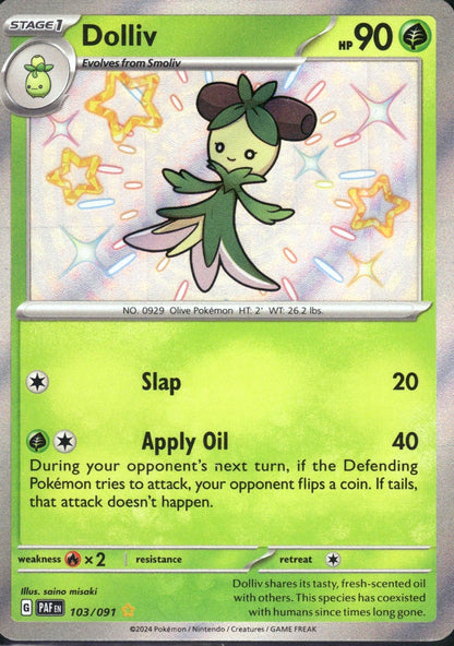 Dolliv - Paldean Fates (Shiny Rare) [PAF-103]