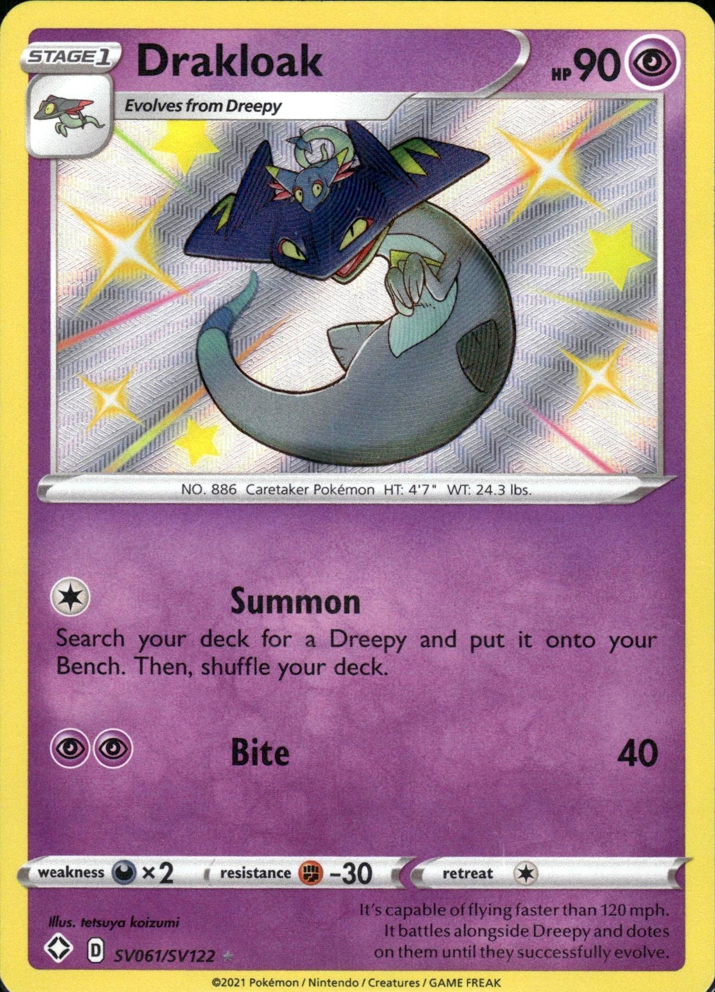 Drakloak - Shining Fates (Secret Rare) [SHF-SV61]