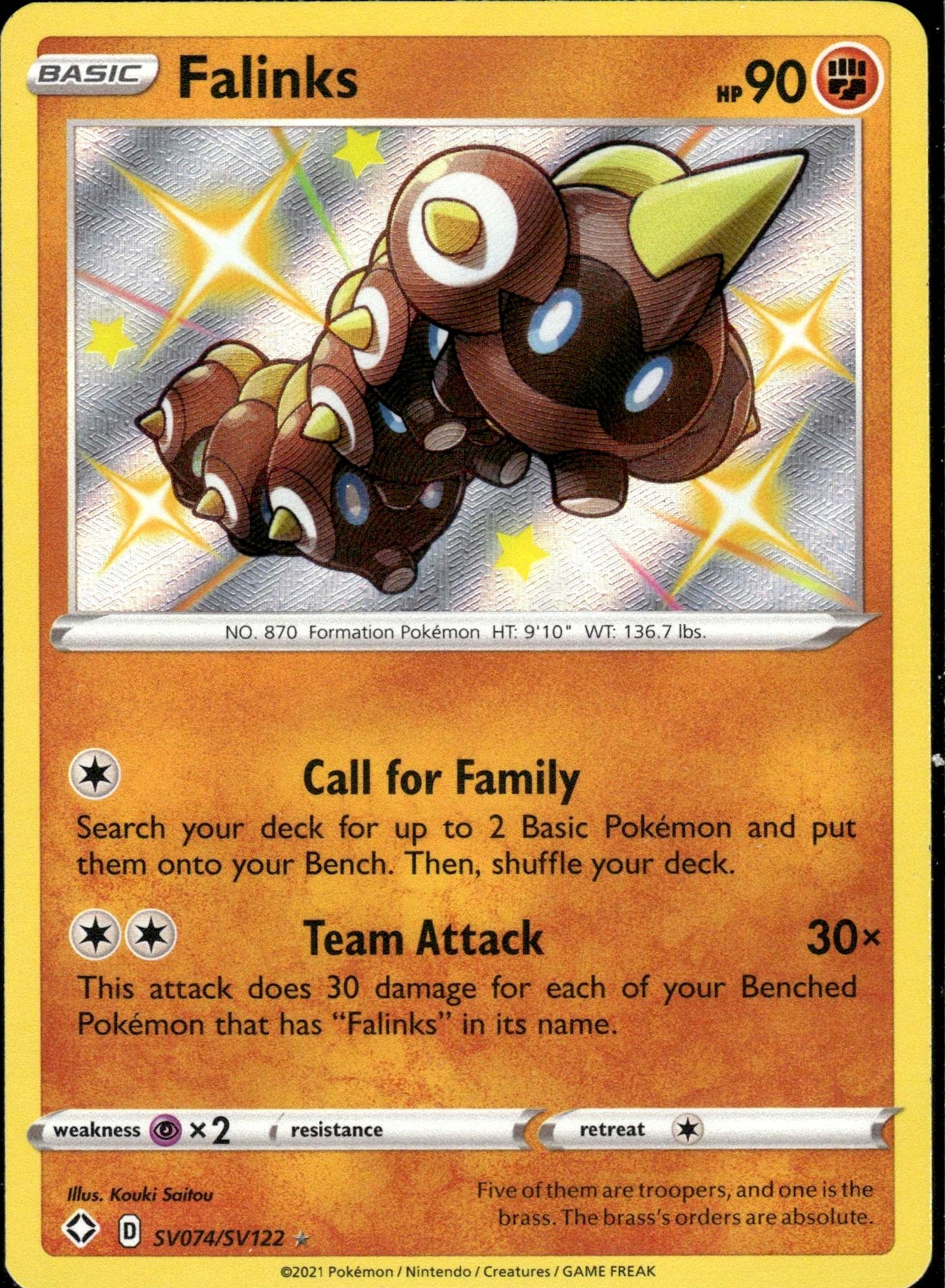 Falinks - Shining Fates (Secret Rare) [SHF-SV74]