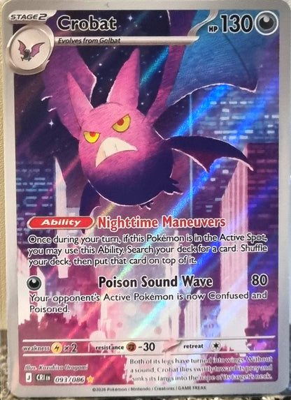 Crobat - Chaos Rising (Illustration Rare) [CRI-093]