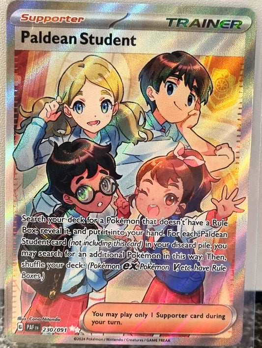 Paldean Student - Paldean Fates (Ultra Rare) [PAF-230]