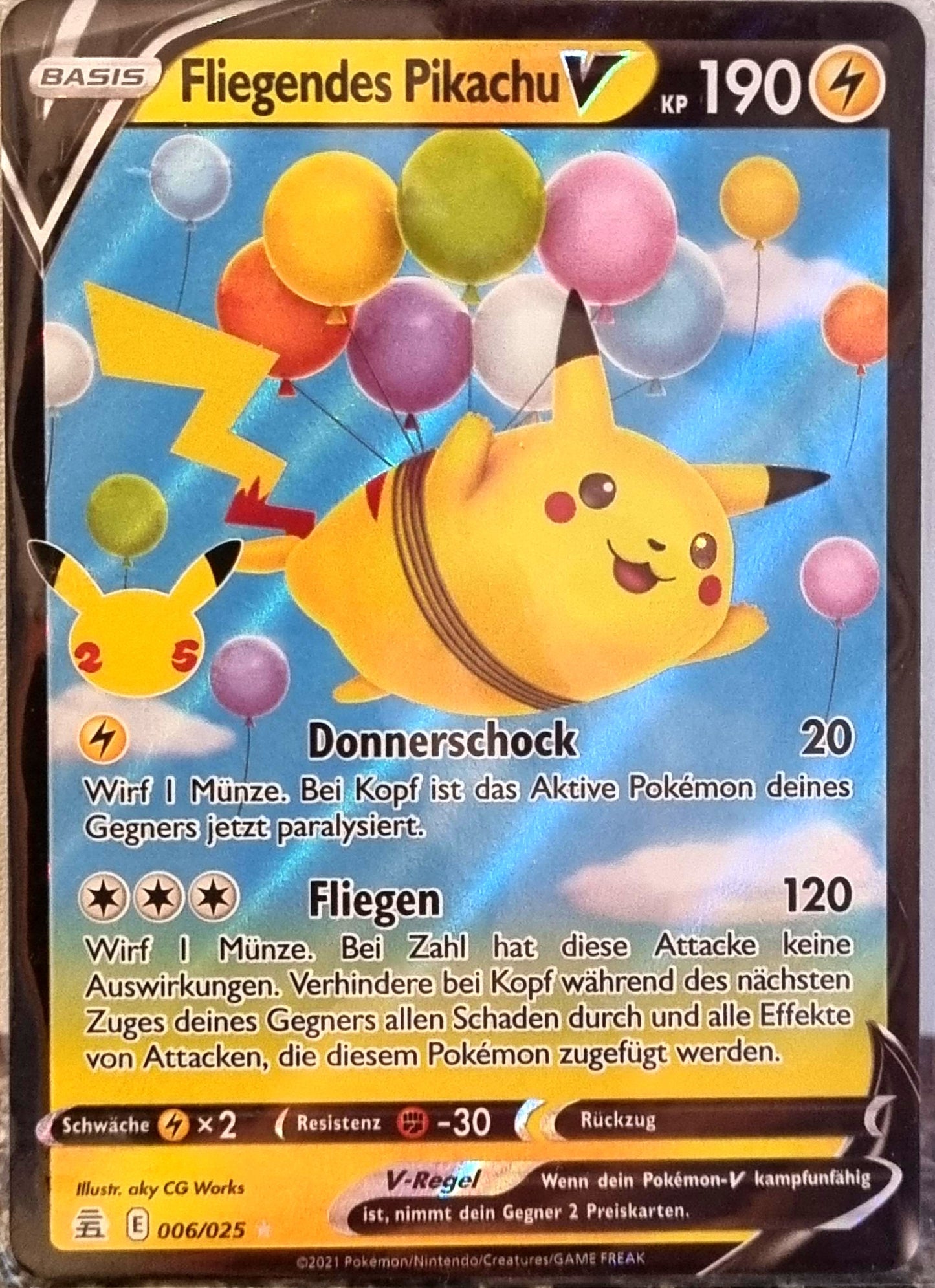 Flying Pikachu V - Celebrations (Ultra Rare) [CEL-006]