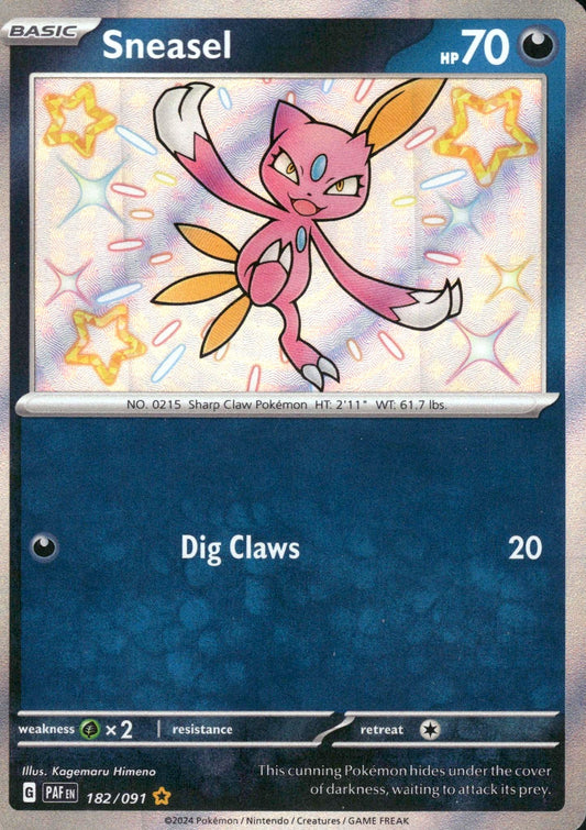 Sneasel - Paldean Fates (Shiny Rare) [PAF-182]