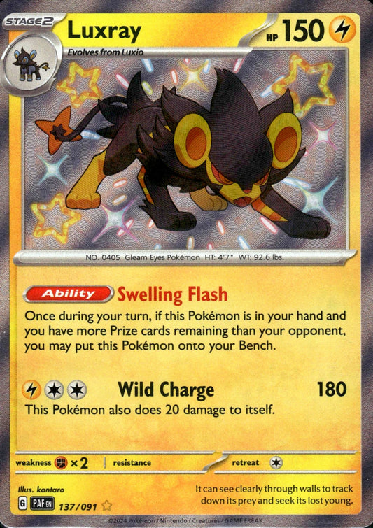 Luxray - Paldean Fates (Shiny Rare) [PAF-137]