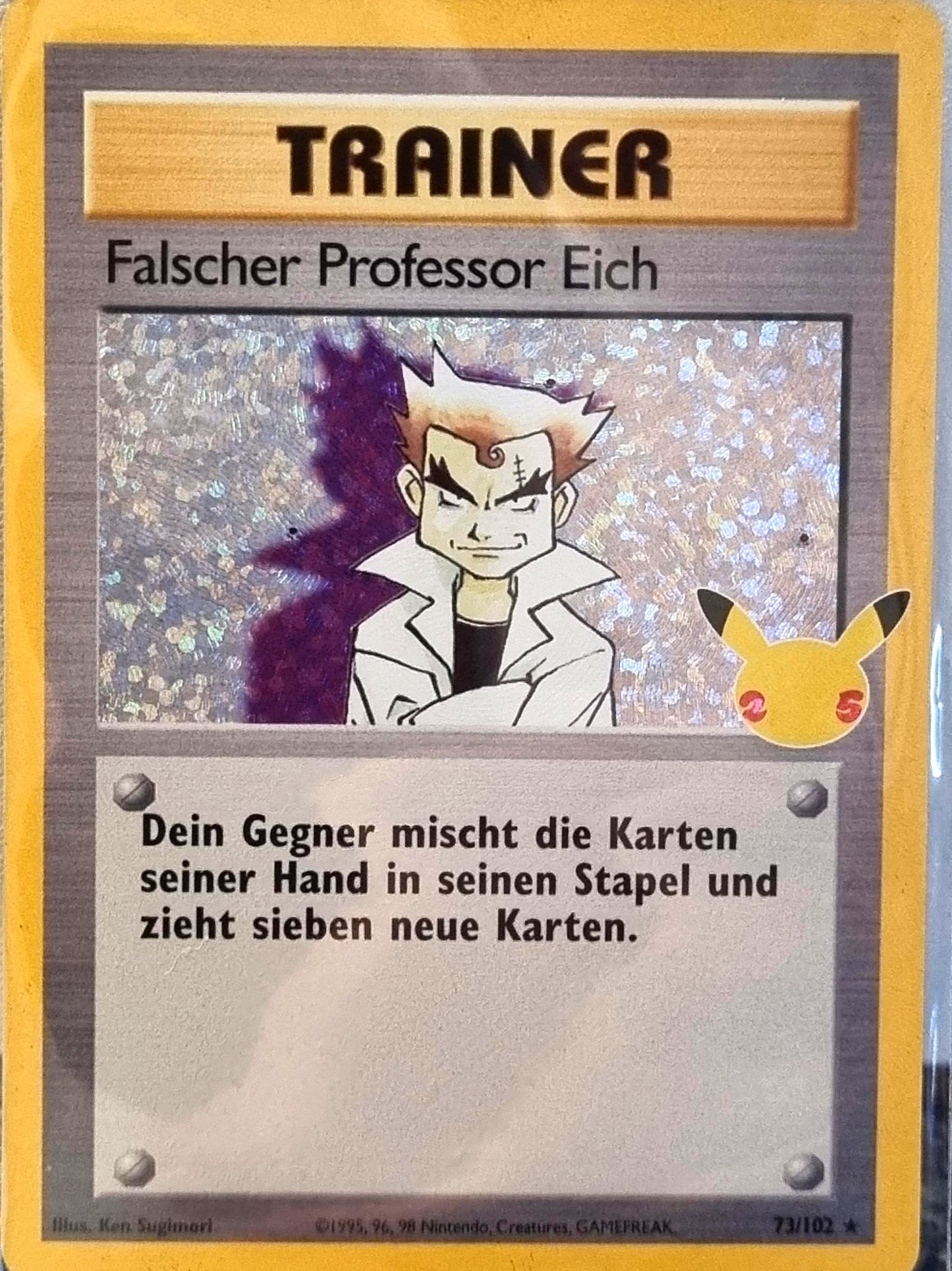 Imposter Professor Oak - Celebrations (Rare) [CEL-BS 73]