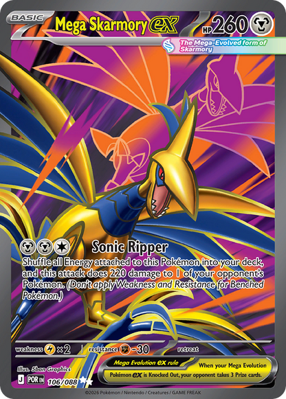 Mega Skarmory ex - Perfect Order (Ultra Rare) [POR-106]