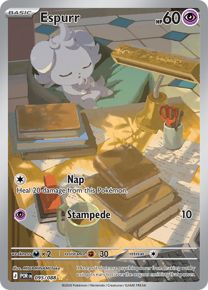 Espurr - Perfect Order (Illustration Rare) [POR-095]