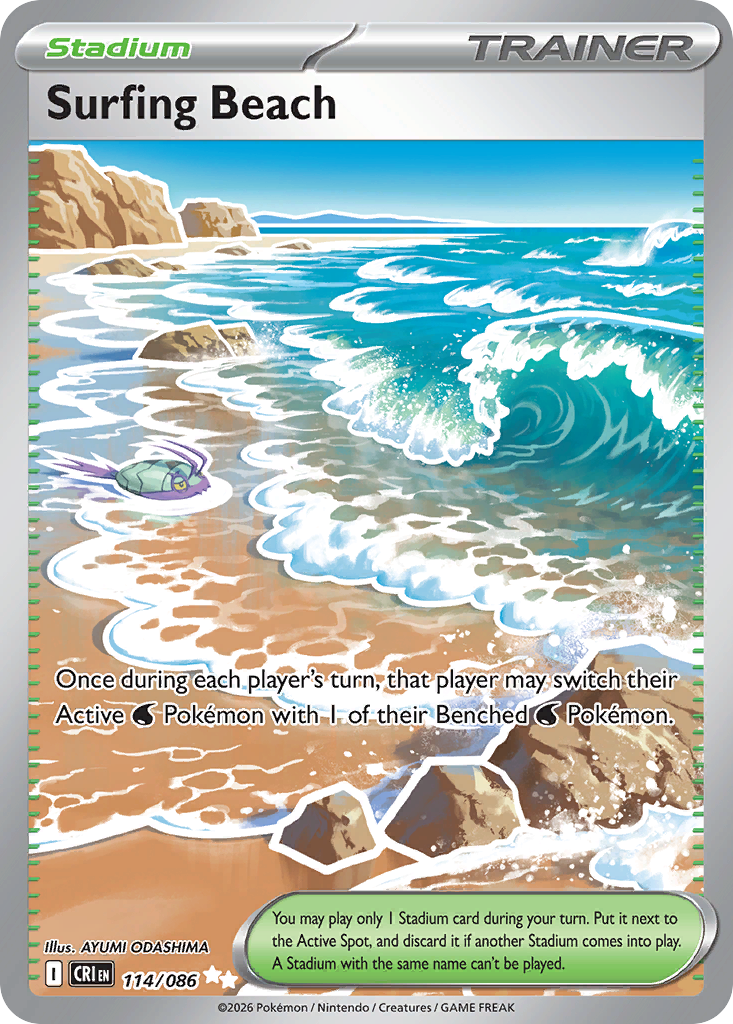 Surfing Beach - Chaos Rising (Ultra Rare) [CRI-114]