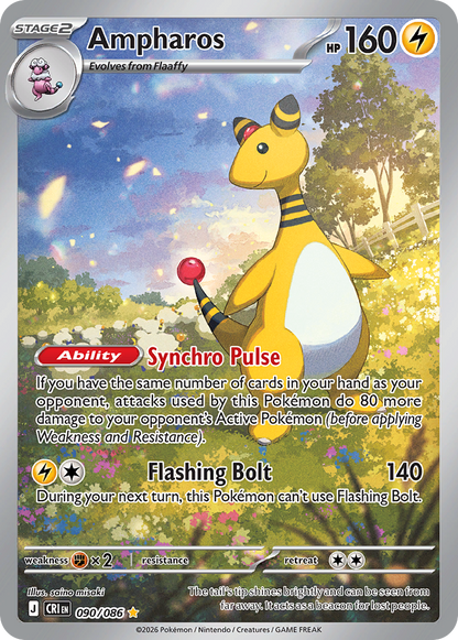 Ampharos - Chaos Rising (Illustration Rare) [CRI-090]