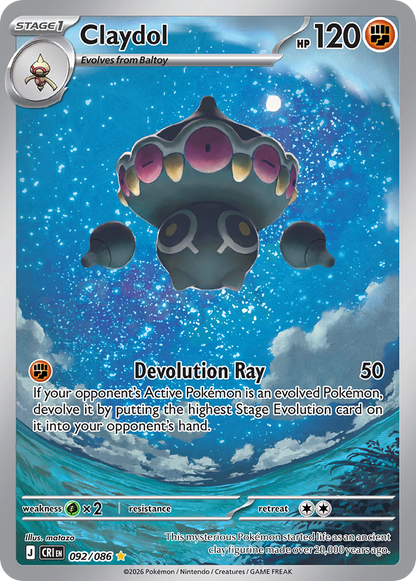 Claydol - Chaos Rising (Illustration Rare) [CRI-092]