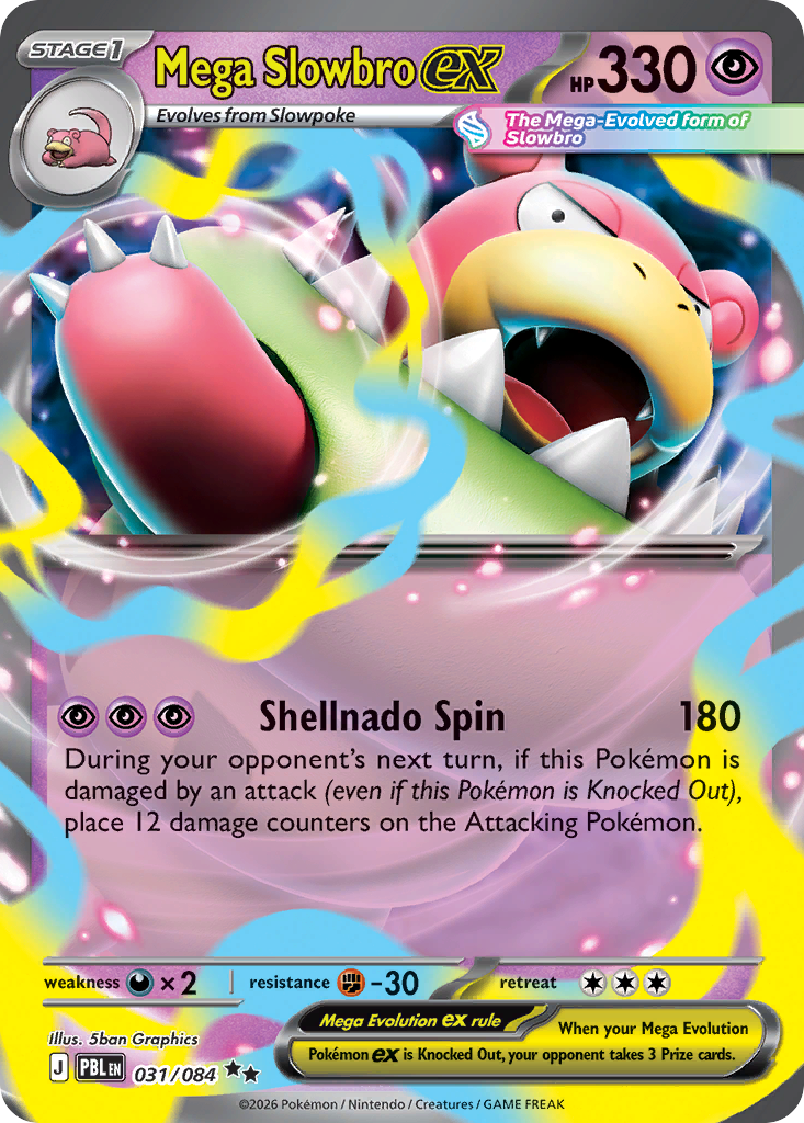 Mega Slowbro ex - Pitch Black (Double Rare) [PBL-031]