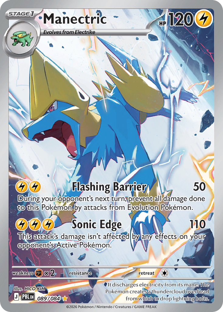 Manectric - Pitch Black (Illustration Rare) [PBL-089]