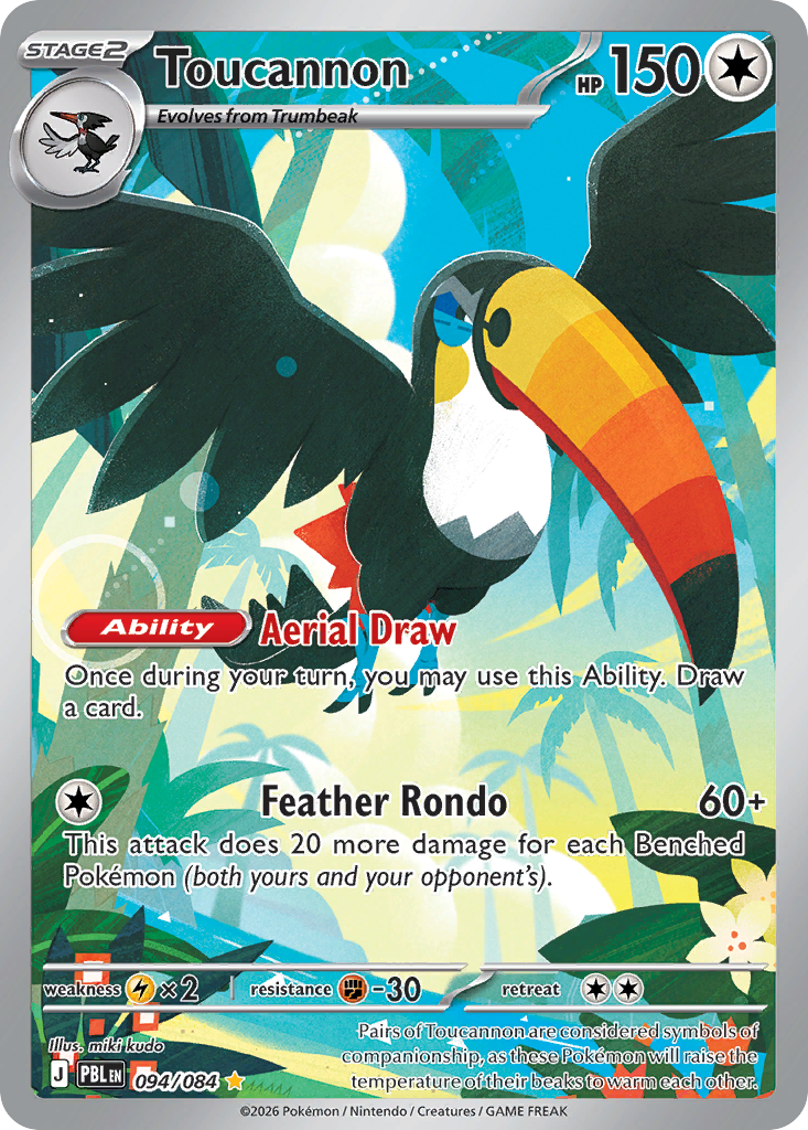 Toucannon - Pitch Black (Illustration Rare) [PBL-094]