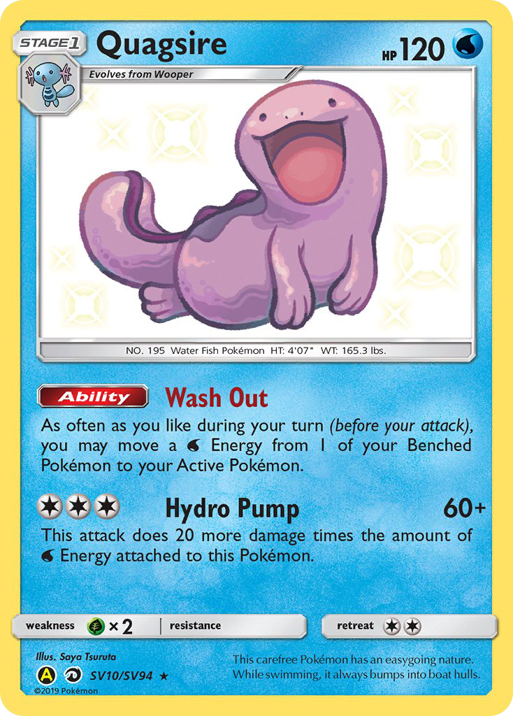 Quagsire - Hidden Fates (Secret Rare) [HIF-SV10]