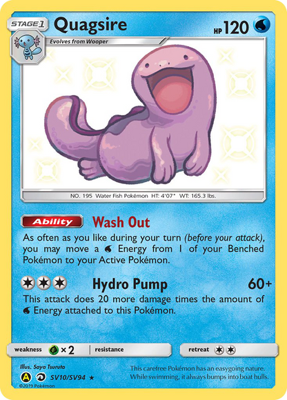 Quagsire - Hidden Fates (Secret Rare) [HIF-SV10]