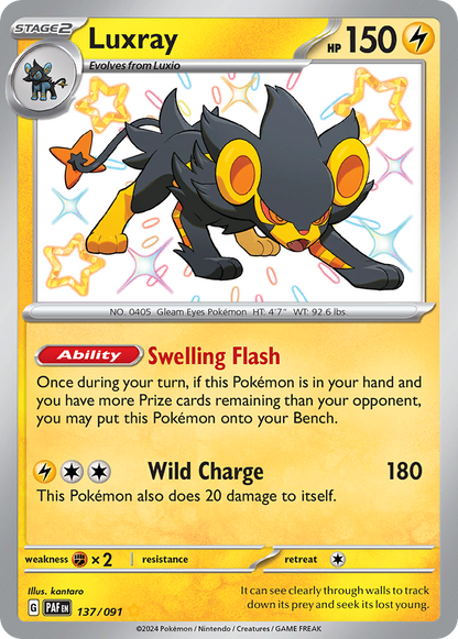 Luxray - Paldean Fates (Shiny Rare) [PAF-137]