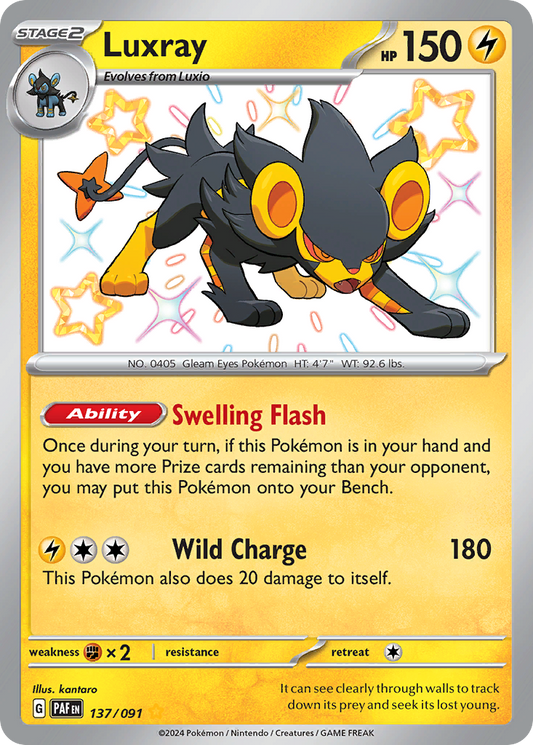 Luxray - Paldean Fates (Shiny Rare) [PAF-137]