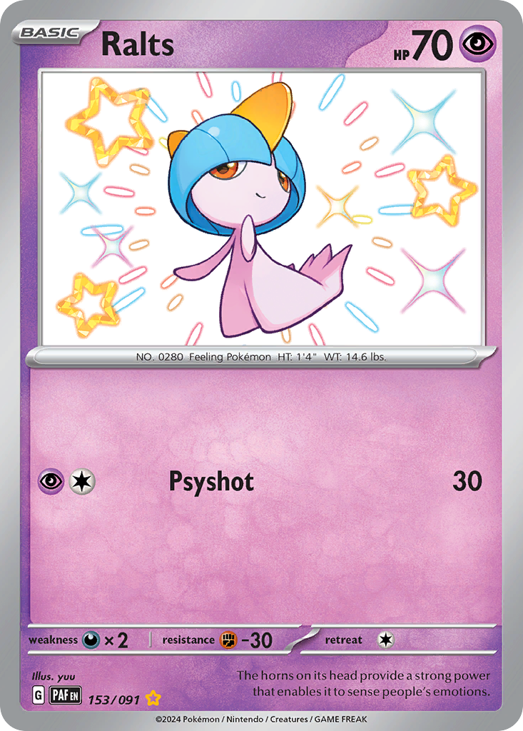 Ralts - Paldean Fates (Shiny Rare) [PAF-153]