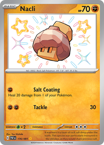 Nacli - Paldean Fates (Shiny Rare) [PAF-176]