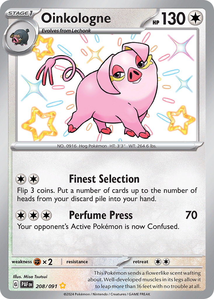 Oinkologne - Paldean Fates (Shiny Rare) [PAF-208]