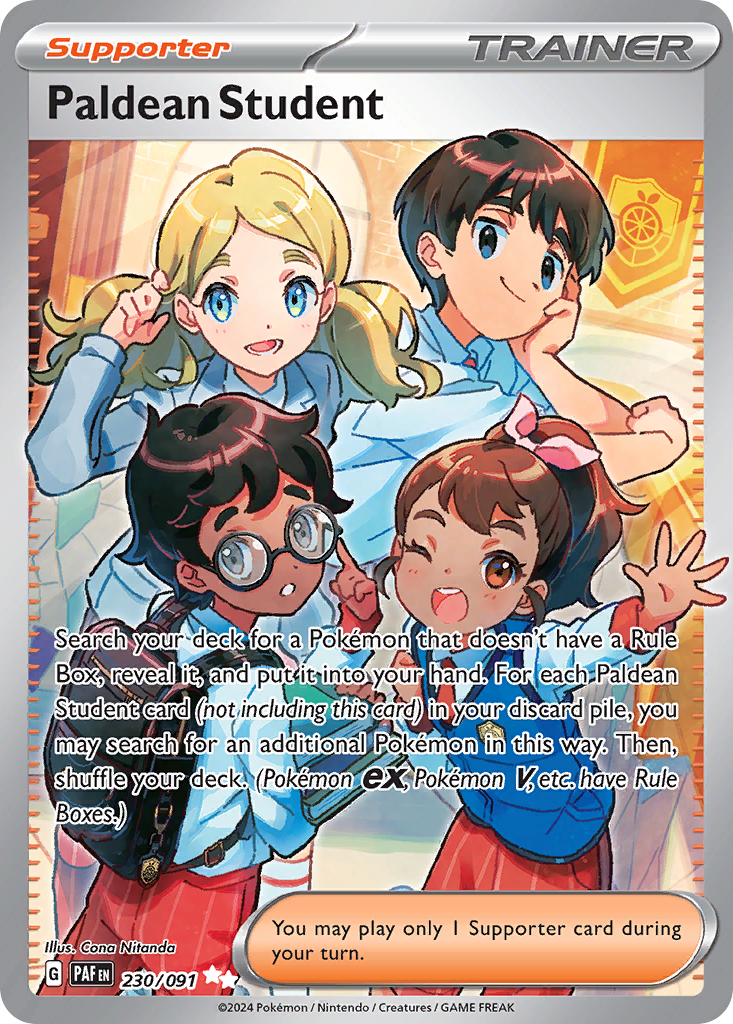 Paldean Student - Paldean Fates (Ultra Rare) [PAF-230]