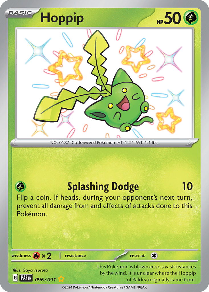 Hoppip - Paldean Fates (Shiny Rare) [PAF-096]