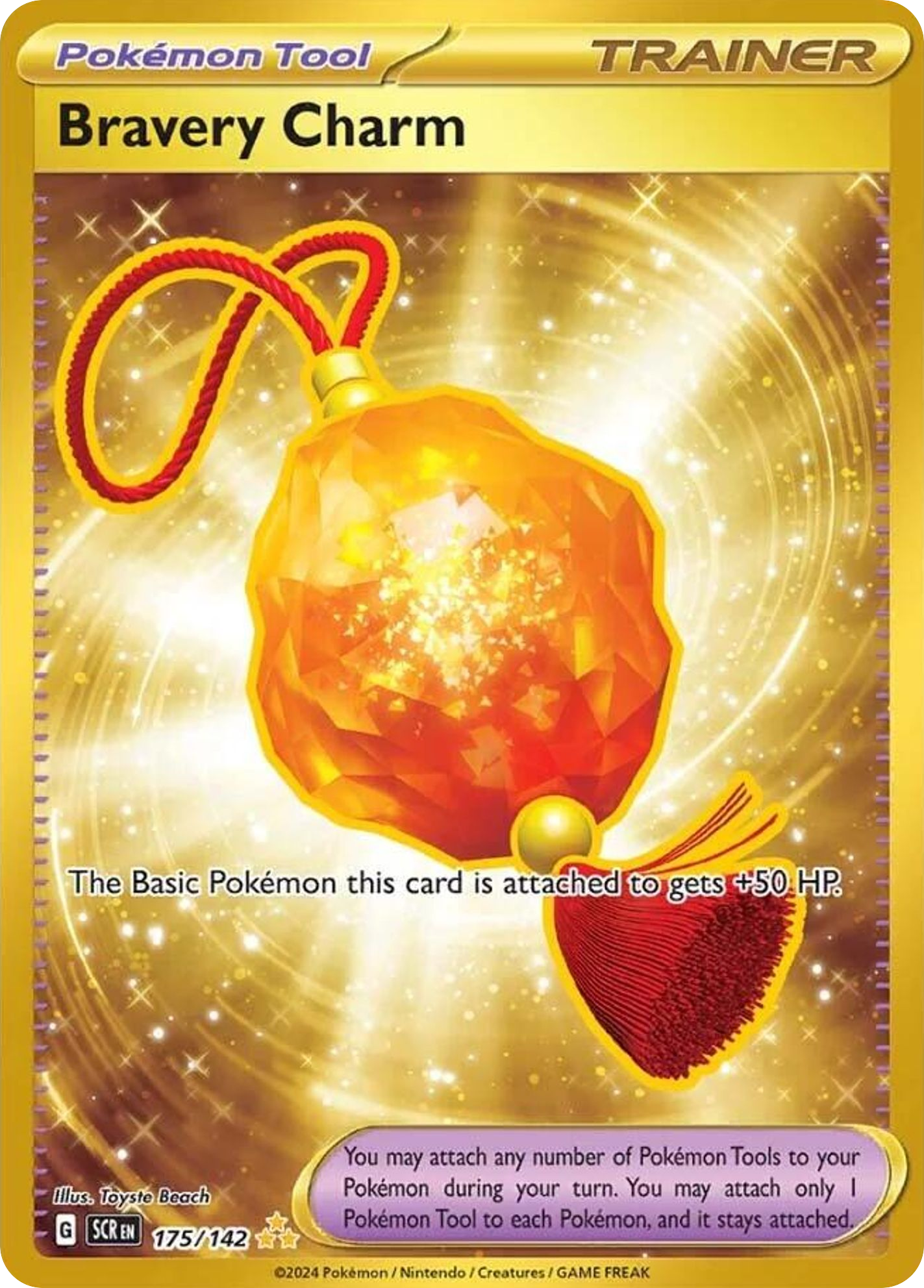 Bravery Charm - Stellar Crown (Secret Rare) [SCR-175]