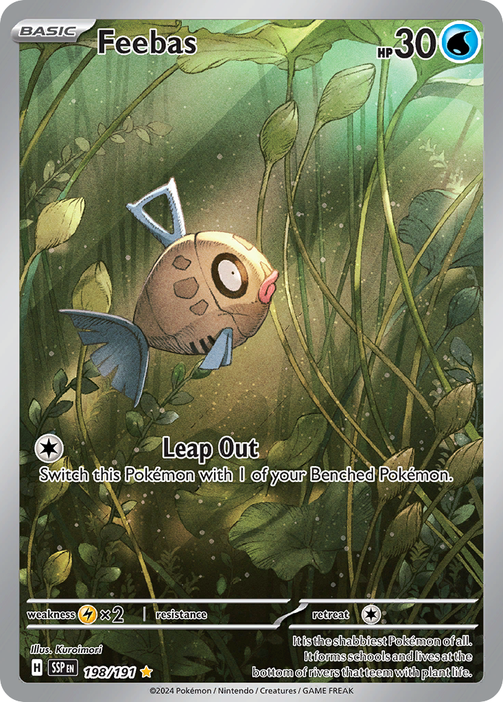 Feebas - Surging Sparks (Illustration Rare) [SSP-198]
