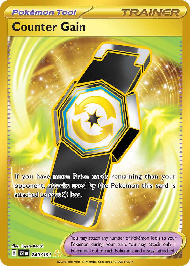 Counter Gain - Surging Sparks (Secret Rare) [SSP-249]