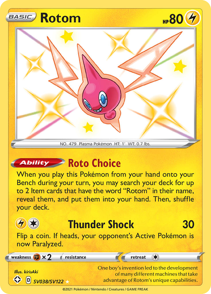 Rotom - Shining Fates (Secret Rare) [SHF-SV38]