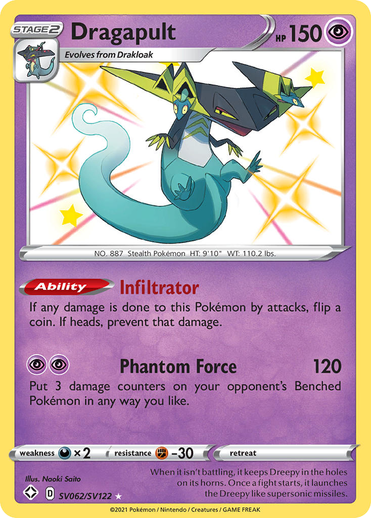 Dragapult - Shining Fates (Secret Rare) [SHF-SV62]