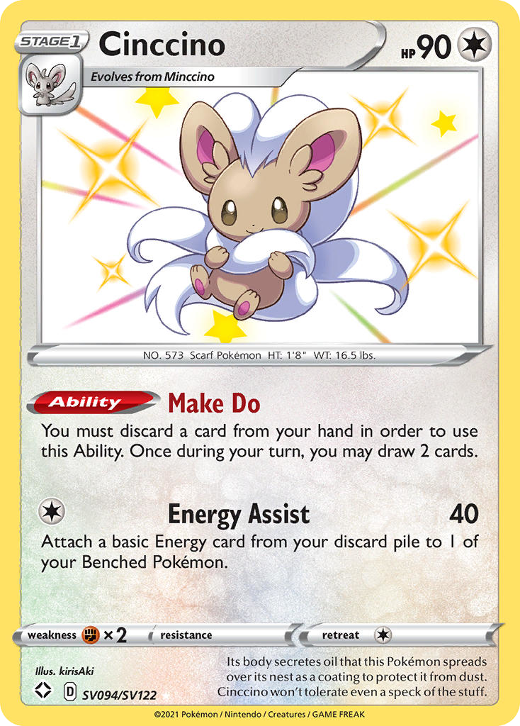 Cinccino - Shining Fates (Secret Rare) [SHF-SV94]