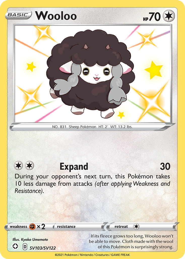 Wooloo - Shining Fates (Secret Rare) [SHF-SV103]