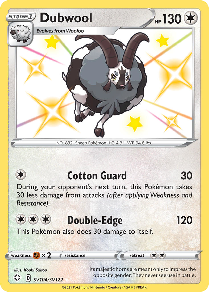 Dubwool - Shining Fates (Secret Rare) [SHF-SV104]