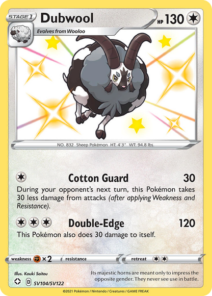 Dubwool - Shining Fates (Secret Rare) [SHF-SV104]