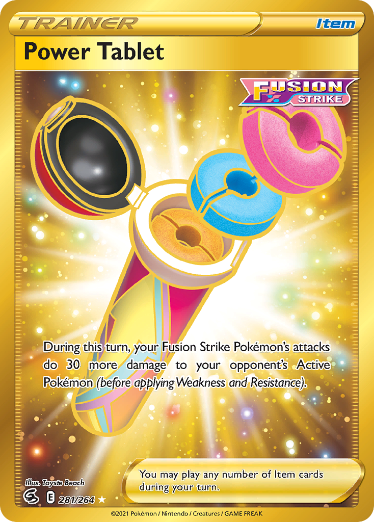Power Tablet - Fusion Strike (Secret Rare) [FST-281]