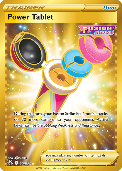 Power Tablet - Fusion Strike (Secret Rare) [FST-281]