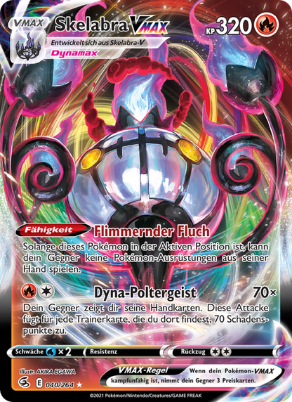 Chandelure VMAX - Fusion Strike (Ultra Rare) [FST-040]