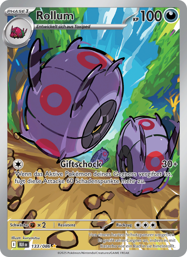 Whirlipede - Black Bolt (Illustration Rare) [BLK-133]